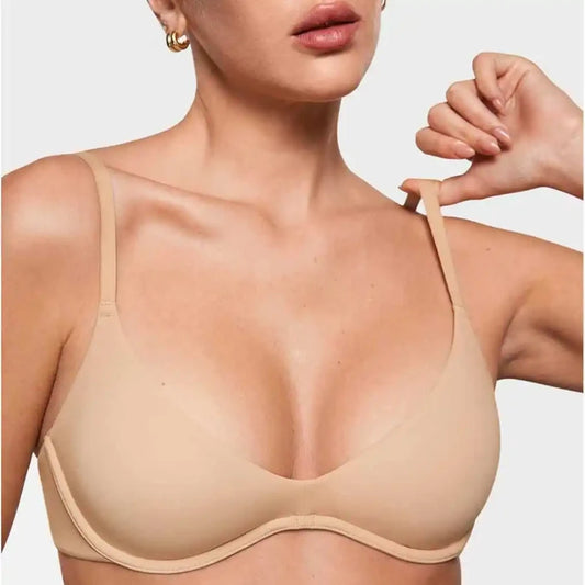 Seamless Wire-Free Half-Cup Bra